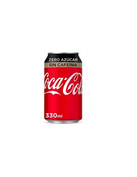 Coca_Cola Zero Sin Cafeína. Lata U/33cl