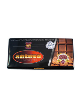 Chocolate Negro con Almendras Extrafino Antoxo  125 gr