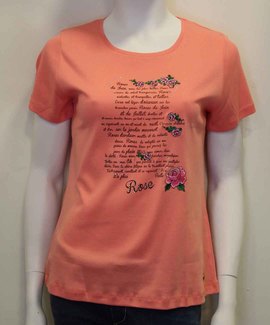 Camiseta mujer Rose Coral