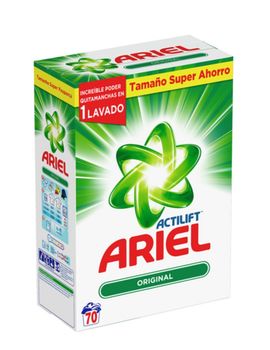 Detergente Polvo Lavadora Ariel U/ 70 lavados