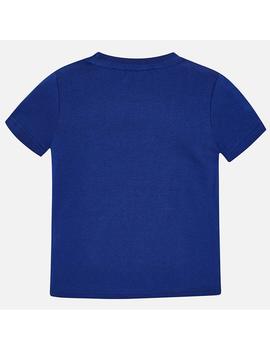 Camiseta Mayoral M/C 'cowboys' Azulón Para Niño