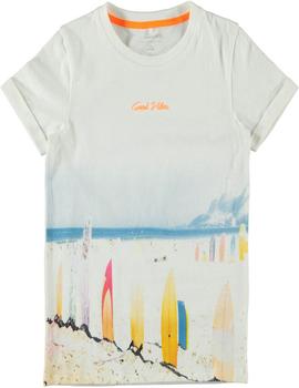 Camiseta Name it Surf Blanca Niño