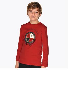 Camiseta Mayoral M/l Escudo Roja Para Niño