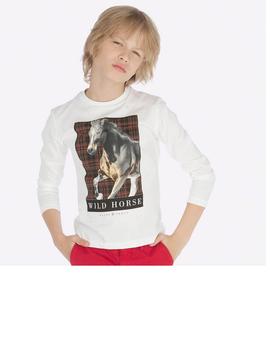 Camiseta m/l 'wild horse' Mayoral Para Niño