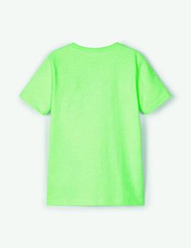 Camiseta Name it M/C Fluor Para Niño