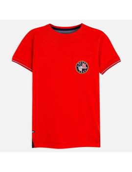 Camiseta Mayoral Bolsillo Rojo Kids Niño