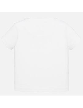 Camiseta Mayoral Zapatilla Blanca Para Niño