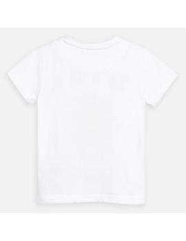 Camiseta Mayoral León Blanca Mini Niño