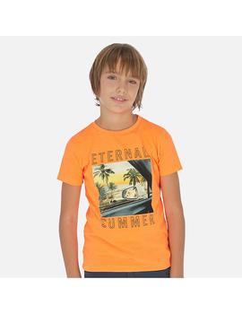 Camiseta Mayoral M/C Eternal Naranja Kids Niño