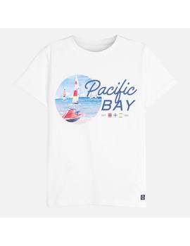 Camiseta Mayoral M/C Pacific Blanca Kids Niño