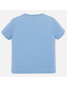 Camiseta Mayoral Perritos Azul Bebe Niño