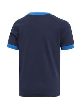 Camiseta Adidas 3Stripes Marino/Azul