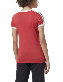 Camiseta Reebok Linear Logo Rojo