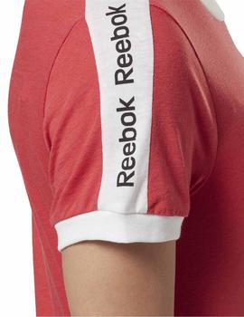 Camiseta Reebok Linear Logo Rojo