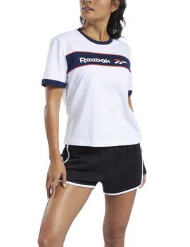 Camiseta Reebok Classics F Linear Blanco Mujer