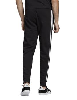Pantalon Adidas 3-Stripes Negro/Blanco Para Hombre
