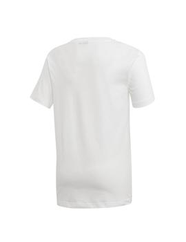 Camiseta Adidas JB A AAC Blanco/Naranja Para Niño