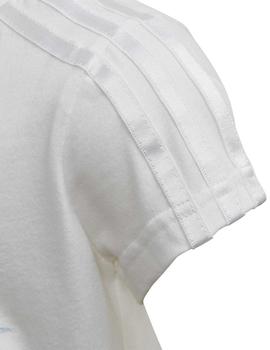 Camiseta Adidas LG DY Frozen Blanco Para Niña