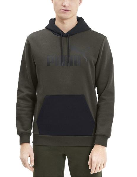 Sudadera Puma Ess Big Logo Granate Hombre