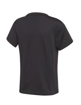 Camiseta Adidas Originals Negro/Blanco Niña