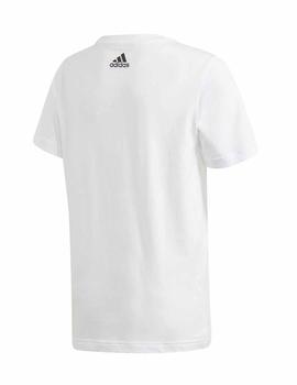 Camiseta Adidas Camo Blanco Niño