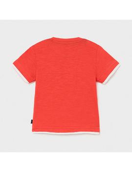 Camiseta Mayoral  M/c Panadera Rojo Para Bebé Niño