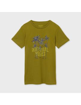 Camiseta Mayoral  M/c 'natural vibes' Amazonas Para Niño