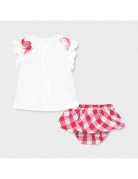 Conj. Mayoral Falda Y Camiseta Rosa Para Bebé