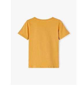 Camiseta Name it Coche Amarilla Para Niño