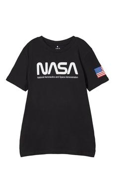 Camiseta Nmae it NASA Negra Kids