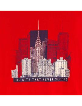Camiseta Mayoral City Roja M/l Kids Niño