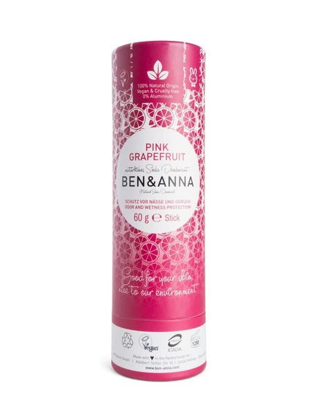 Gallery desodorante  natural ben anna pink grapefruit