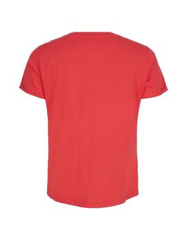 Camiseta O'Neill LW Graphic V-Neck Rojo Mujer