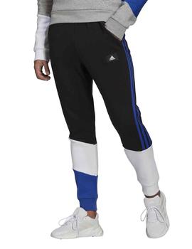 Pantalon Adidas M FI CB Negro/Azul/Bco Hombre