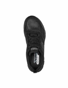 Zapatilla Skechers Flex Appeal-VITAL STEP Negro