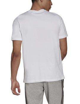 Camiseta Adidas M BL SJ Blanco/Naranja Hombre