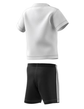 Conjunto Adidas Trefoil Camiseta y Pantalón Blanco