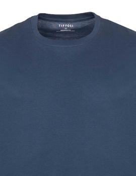 Camiseta Tiffosi Barton MC Azul Hombre