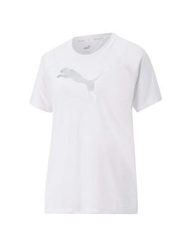 Camiseta Puma Evostripe Blanco Mujer