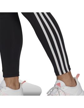 Leggings Adidas W 3S 7/8 Negro/Blanco Mujer