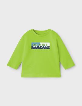 Camiseta Mayoral  M/l Basica Manzana Para Bebé