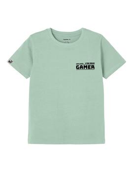 Camiseta Name it Bumka Verde Para Niño