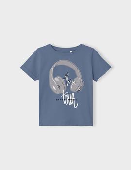 Camiseta Name it Vux Azul Para Niño