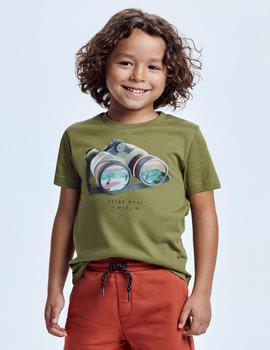 Camiseta Mayoral  M/c Lenticular Tortuga Para Niño