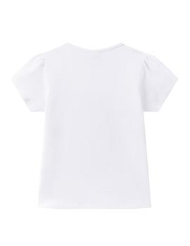 Camiseta Newness Chica Blanca Para Niña