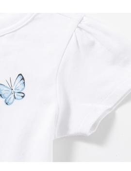 Camiseta Newness Chica Blanca Para Niña
