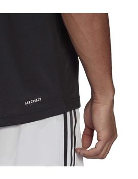 Camiseta Adidas M FR LG T Negro/Blanco Hombre