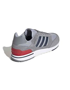 Zapatillas Adidas Run 80s Gris/Azul/Rojo Hombre