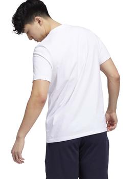 Camiseta Adidas M CLR Linear T Blanco Hombre
