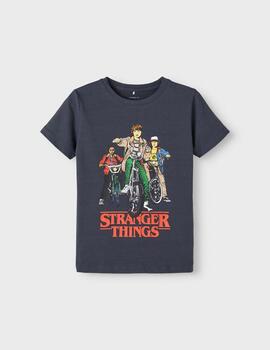Camiseta Name It Stranger Things India Para Niño